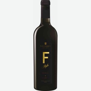 Вино Fanagoria Style Merlot красное сухое 13 % алк., Россия, 0,75 л