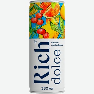 Напиток сокосодержащий Rich Dolce Вишня-Грейпфрут 330мл