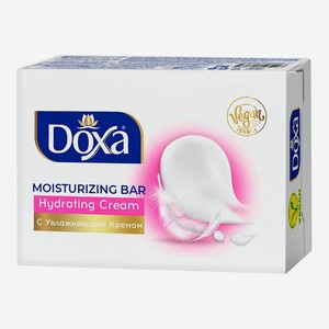 Мыло туалетное DOXA С увлажняющим кремом, в коробке, 80 г