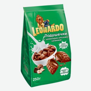 Подушечки Leonardo с шоколадно-ореховой начинкой, 250г Россия