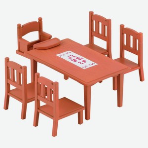 Набор Sylvanian Families Обеденный стол с 5-ю стульями (4506)