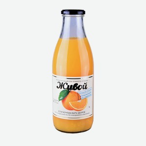 Сок апельсиновый прямого отжима с мякотью 1л