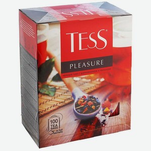 Чай черный TESS Pleasure, 100 пакетиков*1,5 г