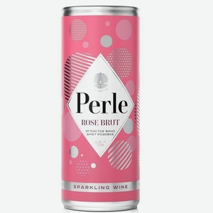 Вино игристое La Petite Perle (Ла Петит Перле) розовое брют 11,5% 0,25л