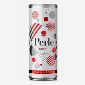 Вино игристое La Petite Perle (Ла Петит Перле) красное полусладкое 11,5% 0,25л