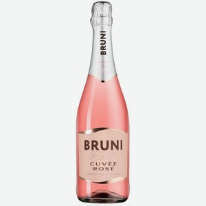 Вино игристое Бруни Кюве Розе розовое сладкое 7,5% 0,75л