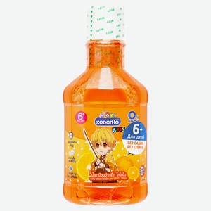 Ополаскиватель для полости рта Lion Thailand Kodomo со вкусом апельсина, 250 мл