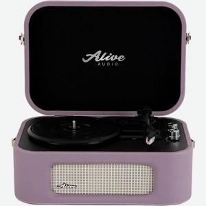 Виниловый проигрыватель Alive Audio STORIES Lilac c Bluetooth