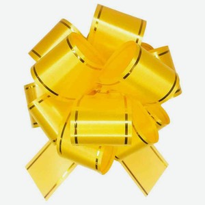 Бант для упаковки Stilerra цвет: желтый , 8,5 см