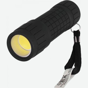 Фонарь электрический светодиодный Ultraflash LED16011 цвет: черный, 3 Вт