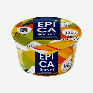 Йогурт Epica с манго и семенами чиа 5%
