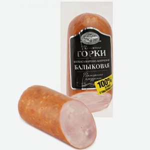 Колбаса Ближние Горки Балыковая варено-копченая категории А, 350г