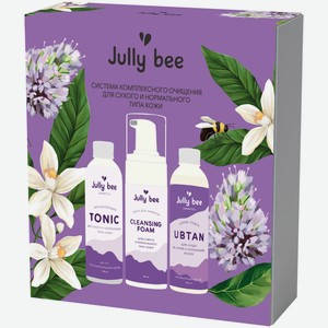 Подарочный набор Jully Bee комплексное очищение для сухой и нормальной кожи лица