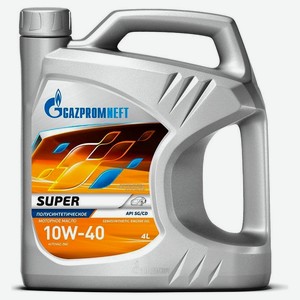 Масло моторное Gazpromneft Super 10W40 API SG/CD полусинтетическое, 4 л