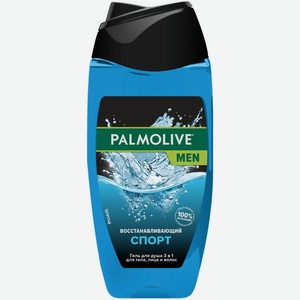 Гель для душа Palmolive MEN мужской Спорт Восстанавливающий 3в1 для тела лица и волос, 250мл