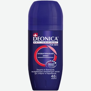 Антиперспирант Deonica For Men Антибактериальный эффект роликовый, 50мл