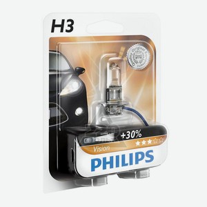 Лампа h1 12v 55w p14.5s +30% premium Philips блистер 1шт Philips-12258prb1