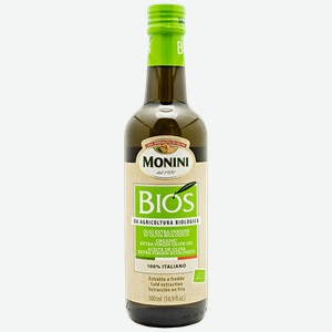 Масло оливковое MONINI Bios, Extra Vergine, Premium Organic, 500мл