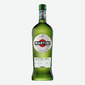 Напиток виноградосодержащий Martini Extra Dry из виноградного сырья белый сухой, 1л Италия