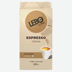 Кофе молотый Lebo Espresso Сrema, 230 г