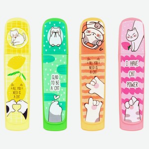 Набор текстовыделителей Meshu Cat s paw неоновые цвета 1-5мм, 4 цвета