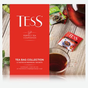 Подарочный набор чая Tess Tea Bag Collection, 60 шт