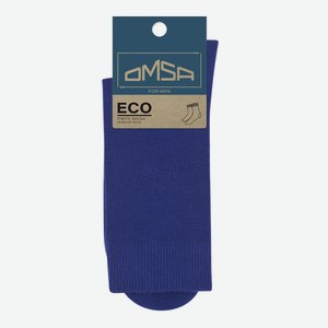 Носки мужские Omsa Eco Colors Гладь 401 ультрамариновые размер 45-47 Узбекистан