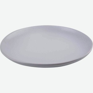Тарелка десертная Гранит керамика цвет: белый/серый, 21 см