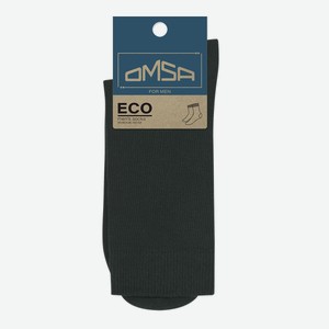 Носки мужские Omsa Eco Colors Гладь 401 зеленые размер 42-44 Узбекистан