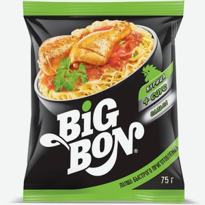 Лапша Big Bon с соусом сальса, 75г