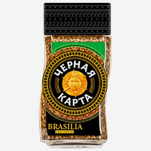 Кофе растворимый Чёрная карта Exclusive Brasilia 47.5 г