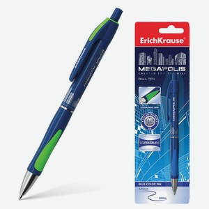 Ручка шариковая Erich Krause Megapolis Concept синяя (толщина линии 0.35 мм) Китай