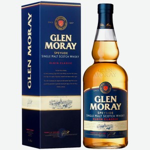 Виски шотландский Glen Moray Classic в подарочной упаковке, 0.7л Великобритания