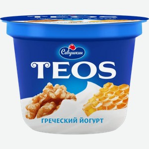 Йогурт греческий Teos Орехи и мед, 2%