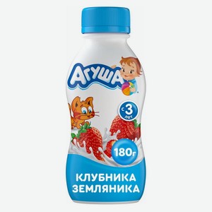 Йогурт питьевой Агуша Я Сам Клубника-земляника, 2,7%