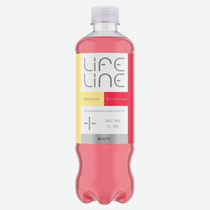 Напиток витаминизированный Lifeline Beauty негазированный со вкусом клубники и ванили, 0,5 л