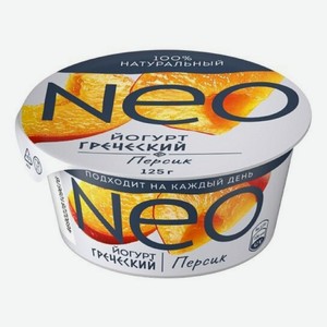Йогурт Neo греческий персик 1,7% 125 г