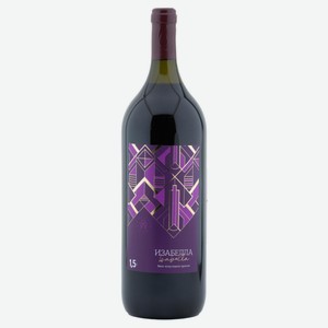 Вино Balance Wine Изабелла красное полусладкое Россия, 1,5 л