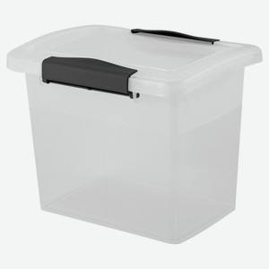 Ящик для хранения Keeplex Vision с защелками прозрачный кристалл 1,6 л, 16,8х12,5х13,5 см