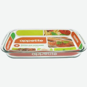 Форма для запекания Appetite стекло 39×23×5 см, 2,9 л