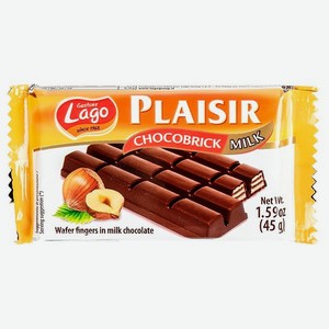 Вафли Plaisir Gastone Lago в молочном шоколаде