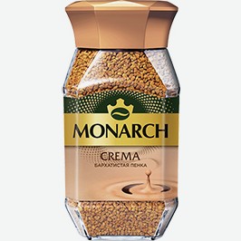 Кофе Монарх, Крема, Растворимый, 95 Г