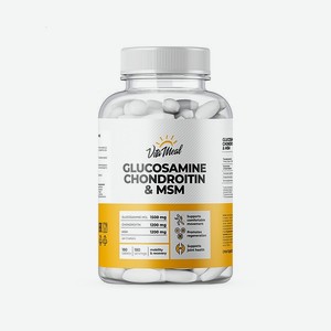 Биологически активная добавка VitaMeal Глюкозамин Хондроктин MSM 180 таблеток
