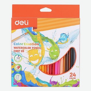 Карандаши цветные Deli Color Emotion 24цвета 1028853