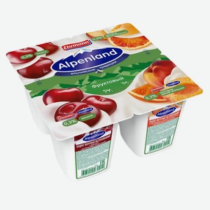 Йогуртный продукт Alpenland Вишня, нектарин, дикий апельсин, 0,3%