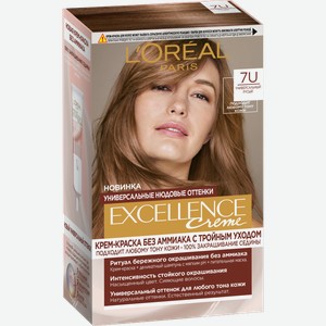 Краска для волос L’Oréal Paris Excellence Creme тон 7U Универсальный русый 270мл