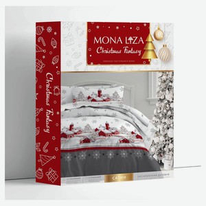 Комплект постельного белья Mona Liza Рождество сатин, 2-спальный