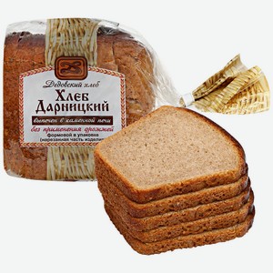 Хлеб Дедовский Хлеб Дарницкий, половина, нарезка