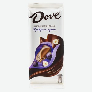 Шоколад молочный Dove с фундуком и изюмом