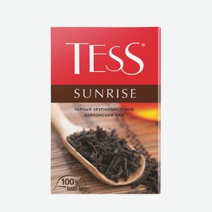 Чай «Tess» листовой, Sunrise, черный, 100 г